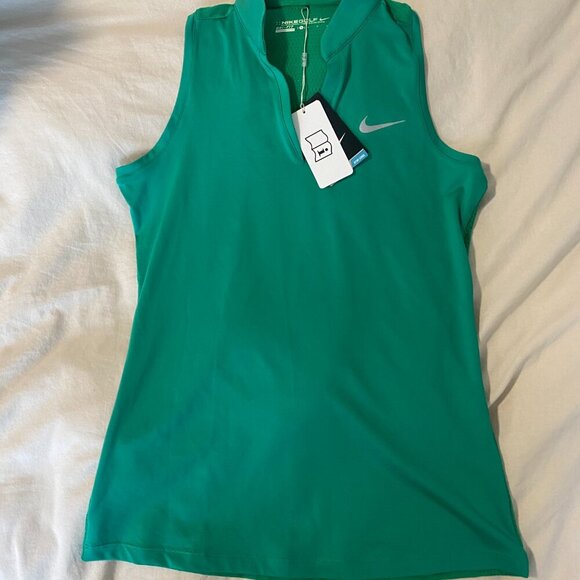 NWT Nike Dri-fit Activewear Athletic Sleeveless Shirt Tennis Golf Top Size Small - Picture 8 of 8